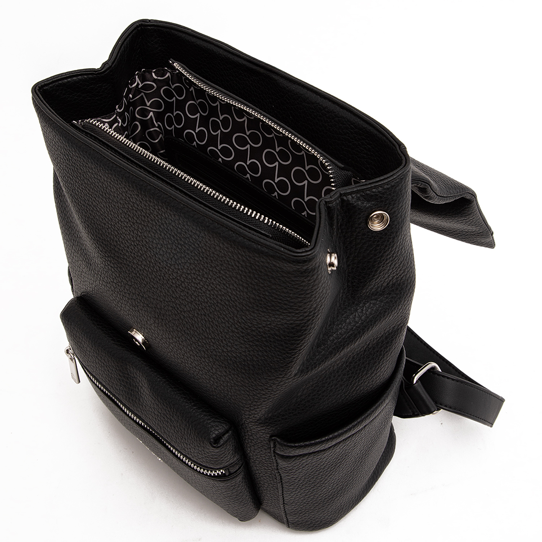 MOCHILA (MU) GRANEADO GRANDE GACEL CAR3520 NEGRO S/T 4