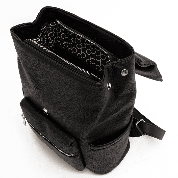 MOCHILA (MU) GRANEADO GRANDE GACEL CAR3520 NEGRO S/T 4