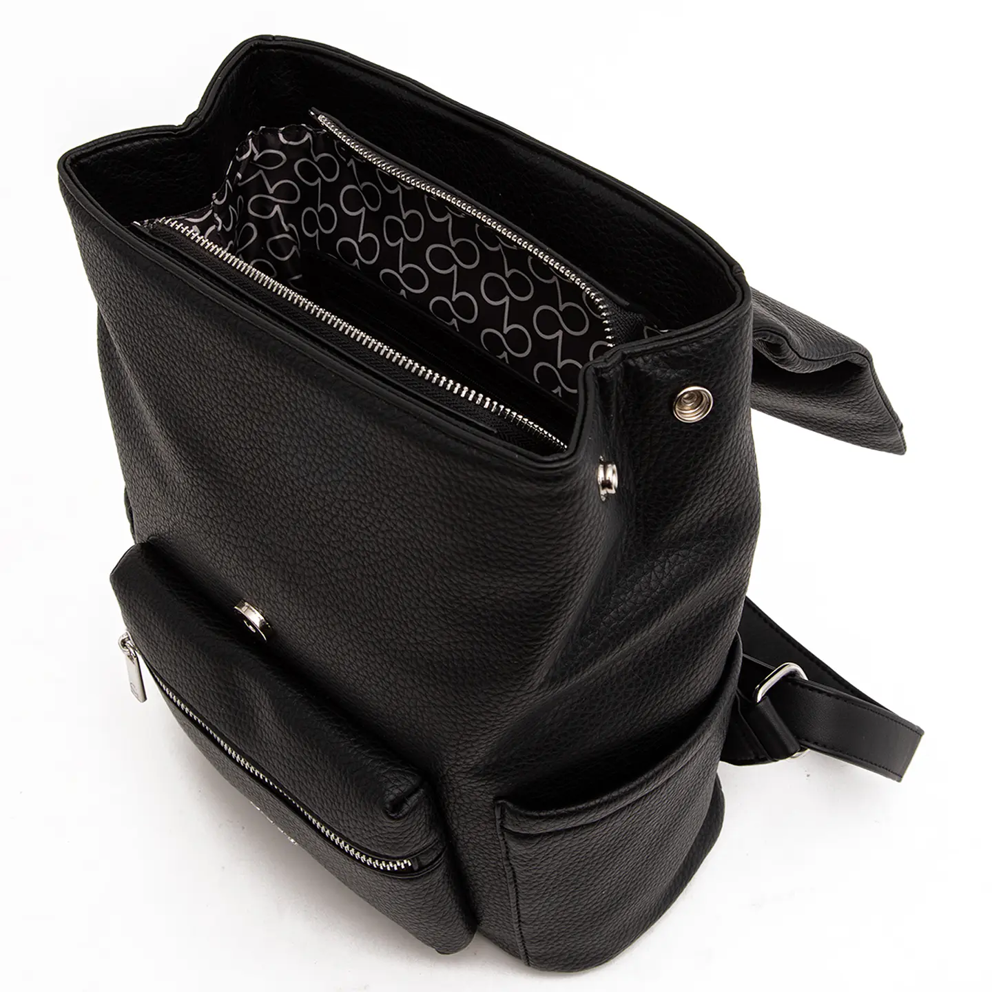 Mochila (Mu) Graneado Grande Gacel Car3520 Negro S/T 4