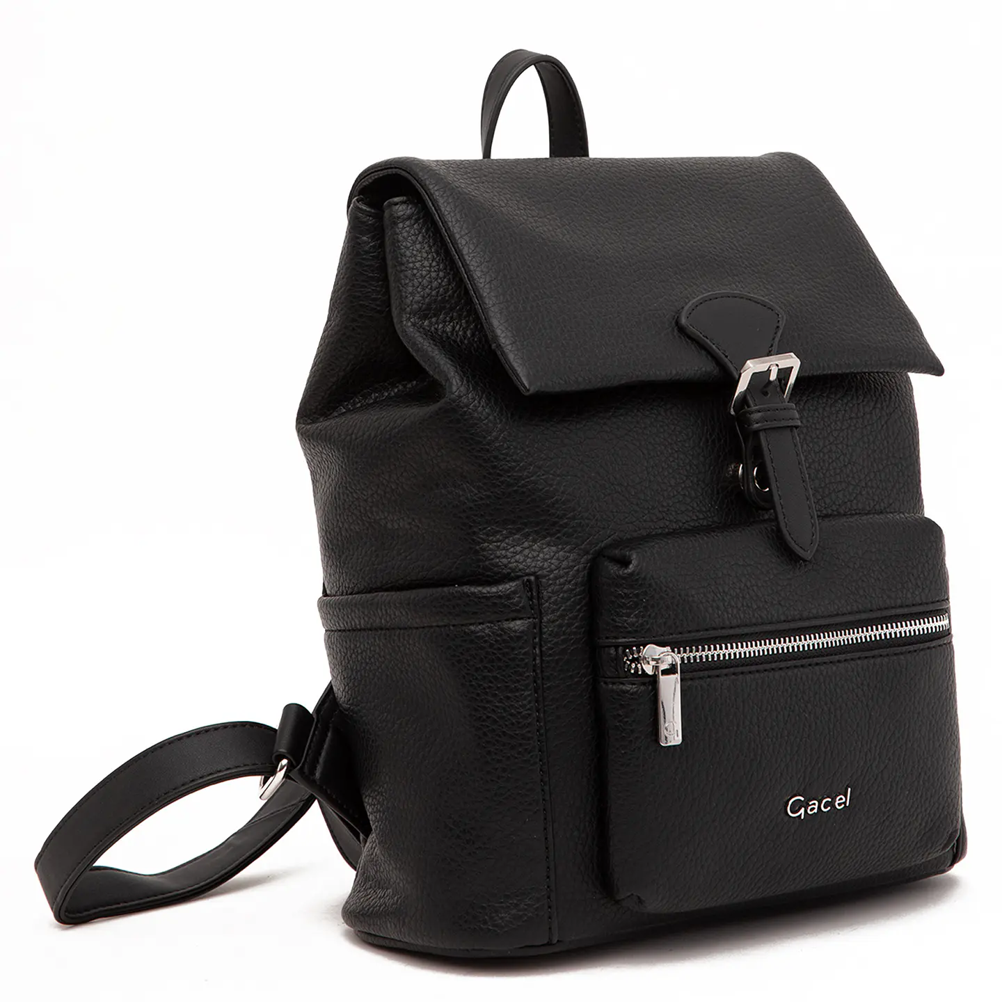 Mochila (Mu) Graneado Grande Gacel Car3520 Negro S/T 5