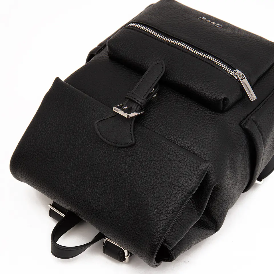Mochila (Mu) Graneado Grande Gacel Car3520 Negro S/T 6