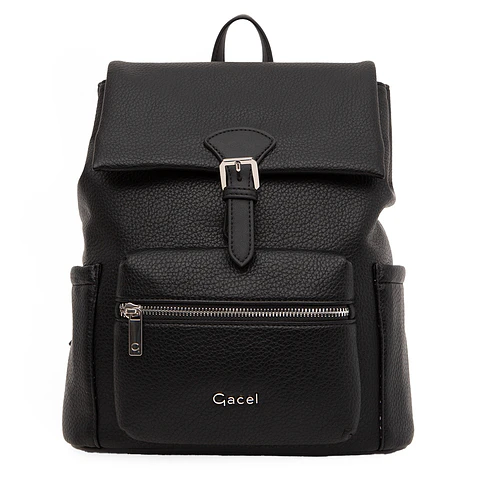 Mochila (Mu) Graneado Grande Gacel Car3520 Negro S/T