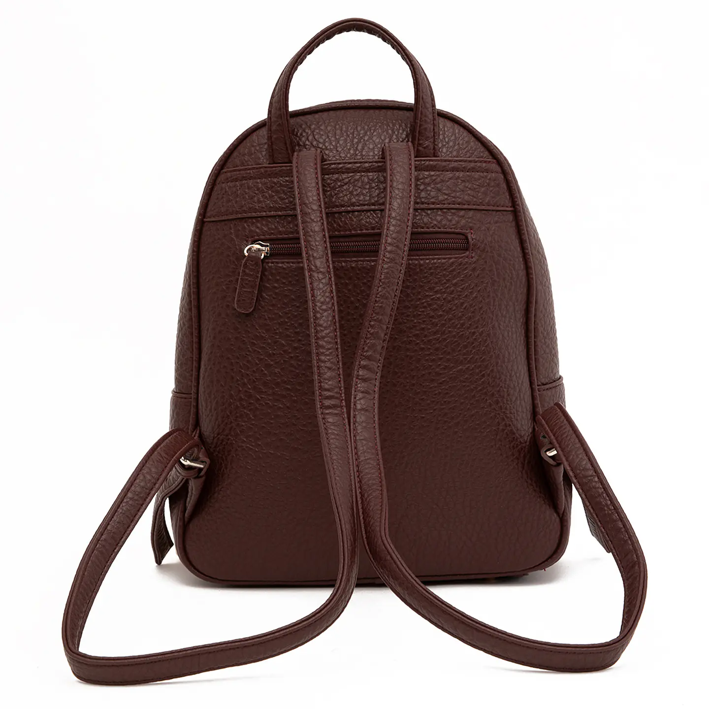 Mochila (Mu) Suede Pequeña Gacel Car3519 Chocolate S/T 3