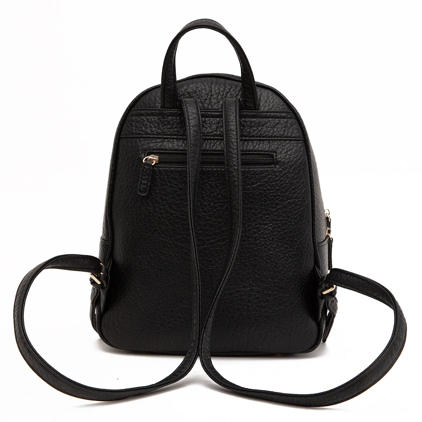 Mochila (Mu) Suede Pequeña Gacel Car3518 Negro S/T 5