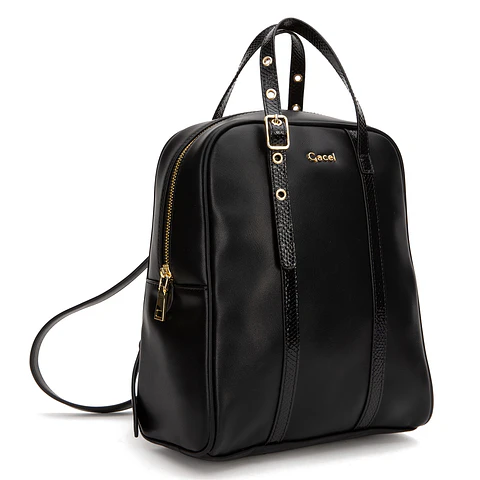 Mochila (Mu) Pequeña Gacel Car3516 Negro S/T