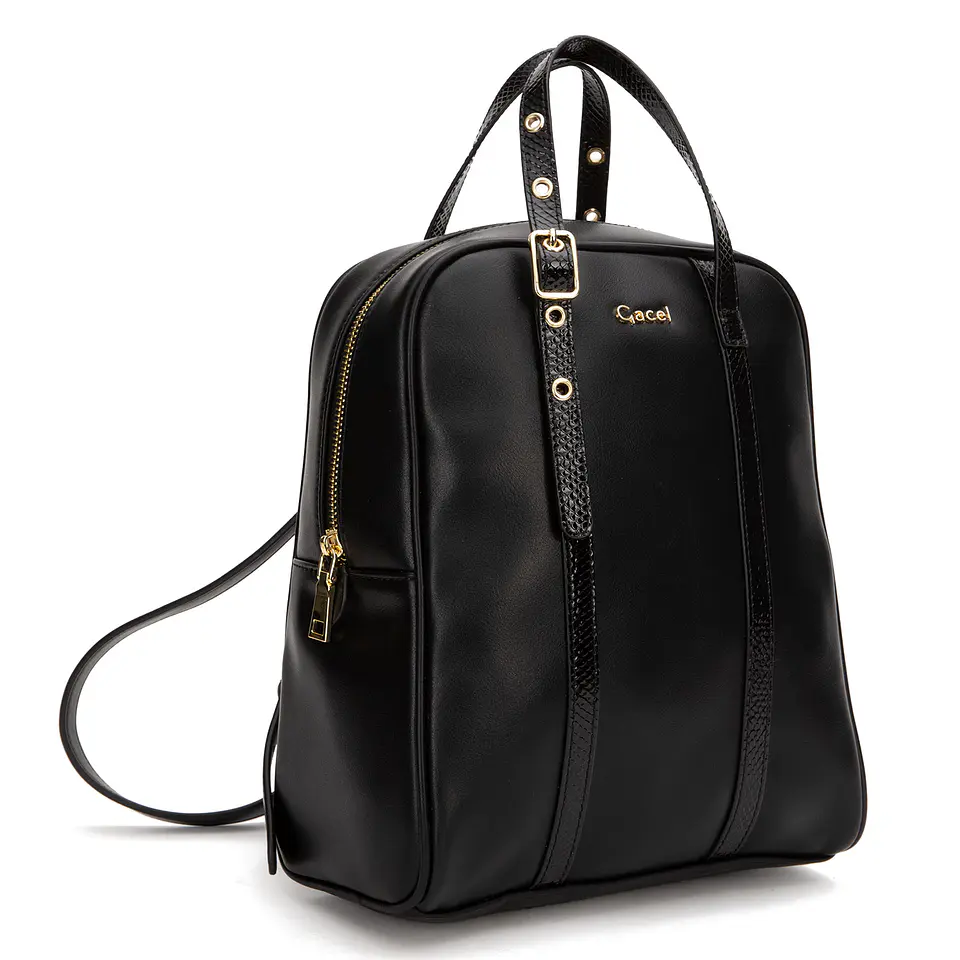 Mochila (Mu) Pequeña Gacel Car3516 Negro S/T 1