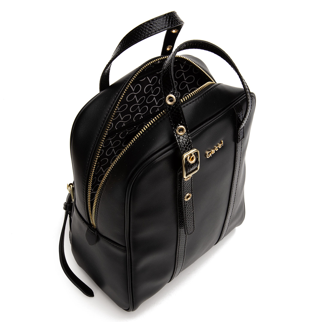 MOCHILA (MU) PEQUEÑA GACEL CAR3516 NEGRO S/T 4