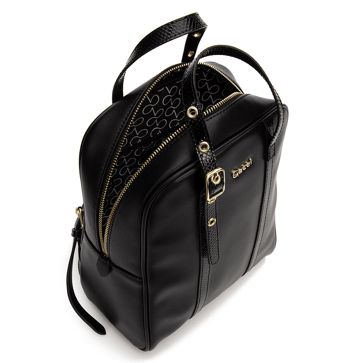 MOCHILA (MU) PEQUEÑA GACEL CAR3516 NEGRO S/T 4