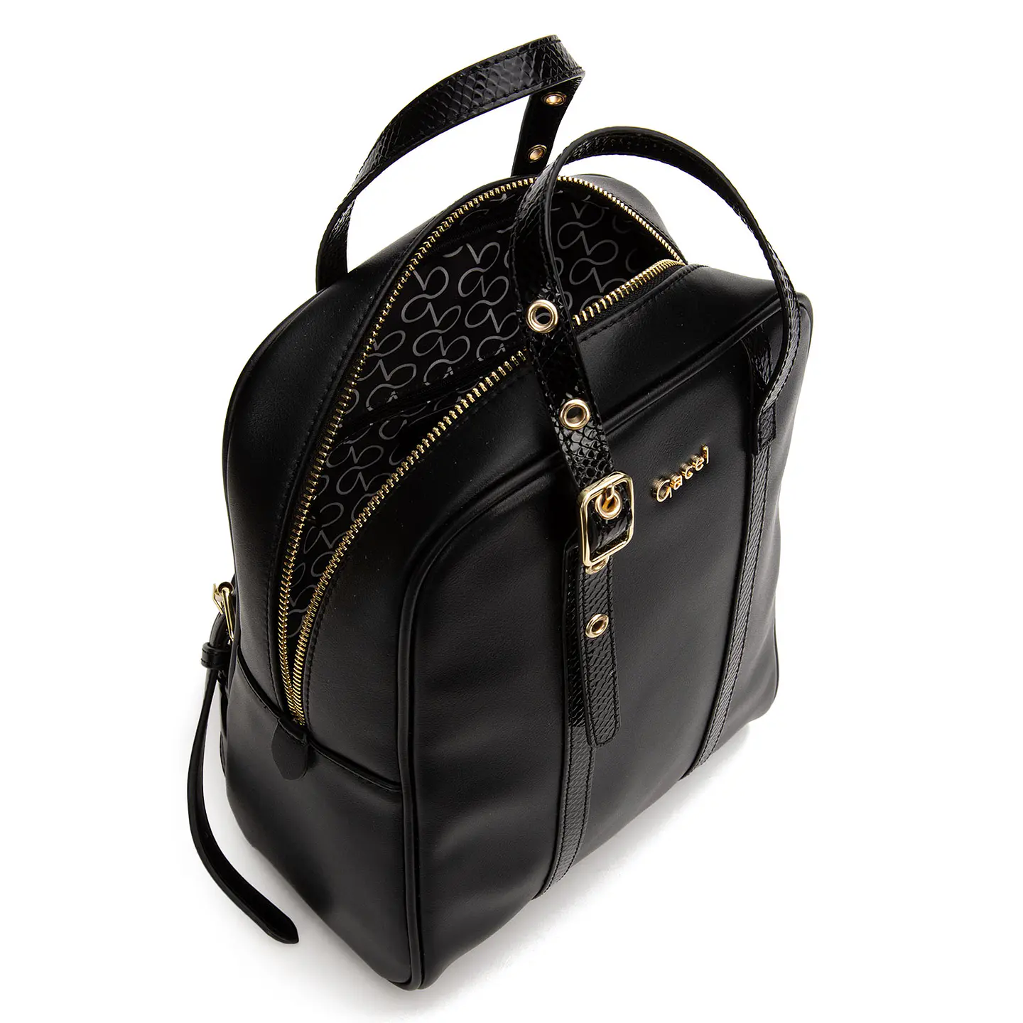 Mochila (Mu) Pequeña Gacel Car3516 Negro S/T 4