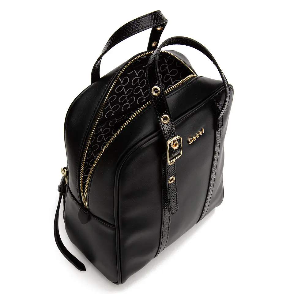 Mochila (Mu) Pequeña Gacel Car3516 Negro S/T 4