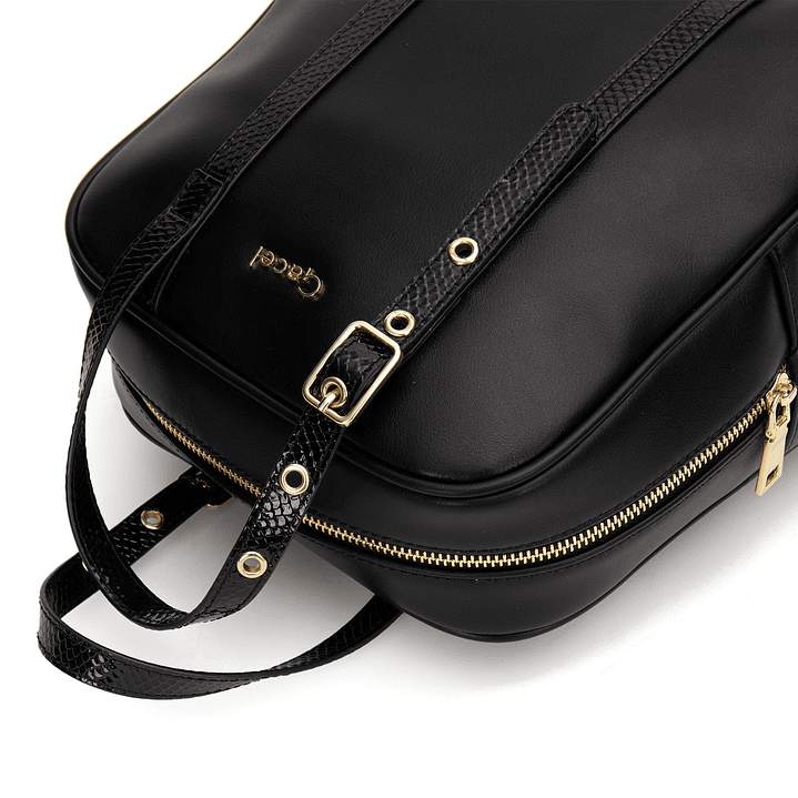 MOCHILA (MU) PEQUEÑA GACEL CAR3516 NEGRO S/T 5