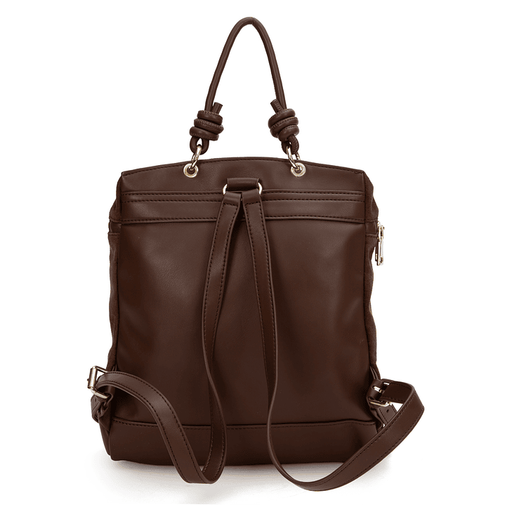 MOCHILA (MU) SUEDE PEQUEÑA GACEL CAR3515 CHOCOLATE S/T 2