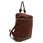 MOCHILA (MU) SUEDE PEQUEÑA GACEL CAR3515 CHOCOLATE S/T - Miniatura 4