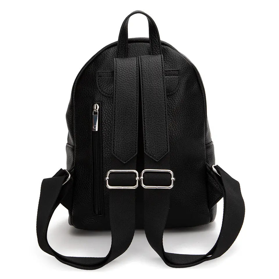 Mochila (Mu) Graneado Pequeña Gacel Car3513 Negro S/T 2