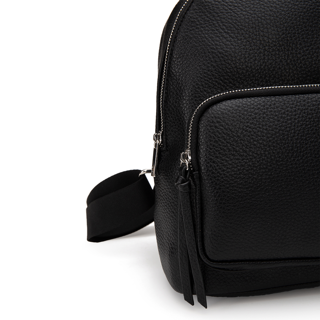 MOCHILA (MU) GRANEADO PEQUEÑA GACEL CAR3513 NEGRO S/T 5