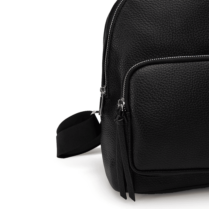 MOCHILA (MU) GRANEADO PEQUEÑA GACEL CAR3513 NEGRO S/T 5