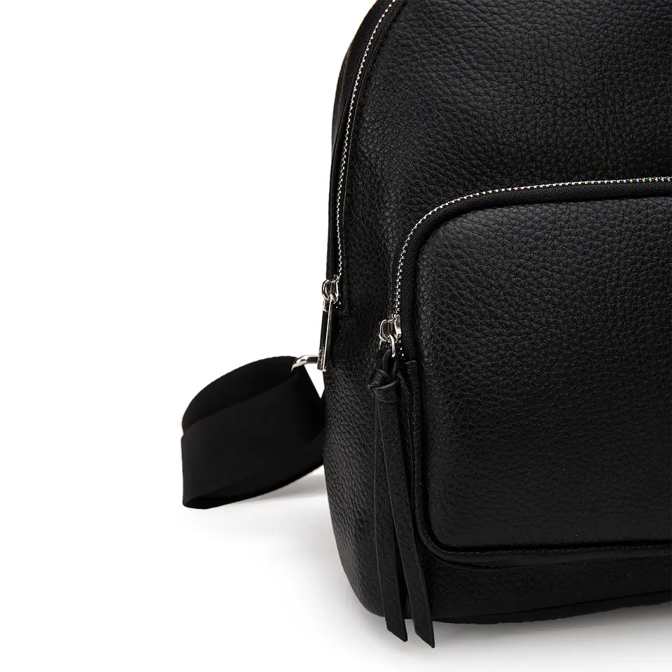 Mochila (Mu) Graneado Pequeña Gacel Car3513 Negro S/T 5