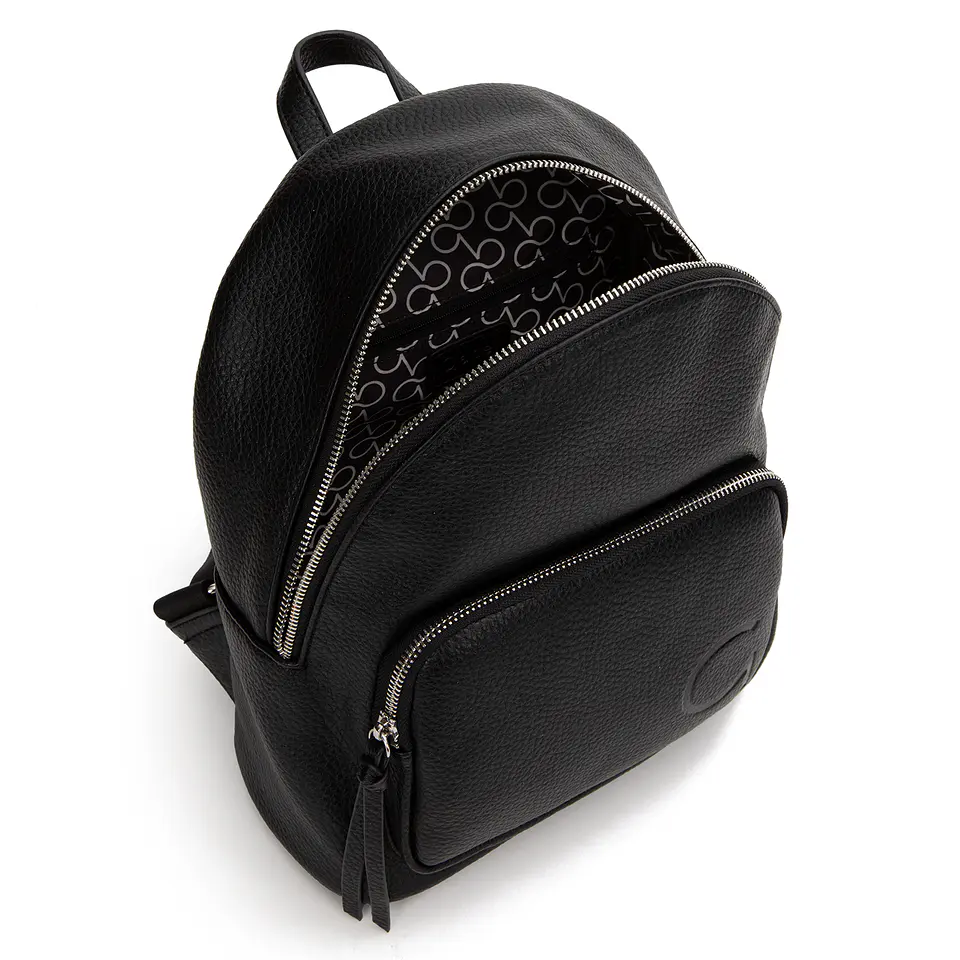 Mochila (Mu) Graneado Pequeña Gacel Car3513 Negro S/T 6