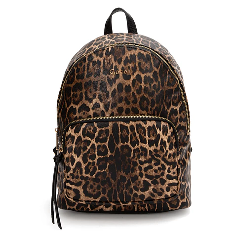 Mochila (Mu) Graneado Pequeña Gacel Car3512 Leopardo S/T