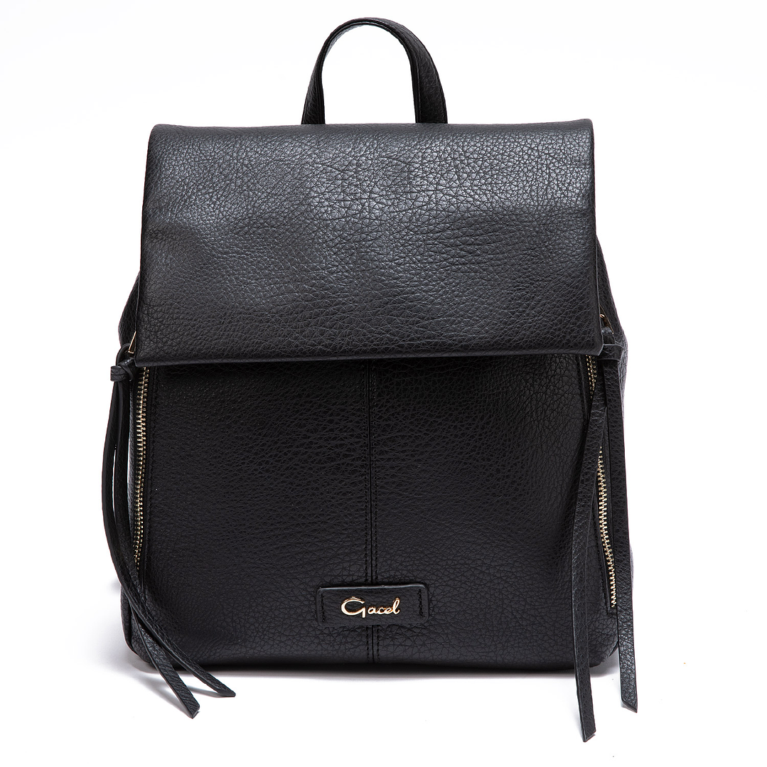 MOCHILA (MU) GRANEADO PEQUEÑA GACEL CAR2949 NEGRO S/T 1