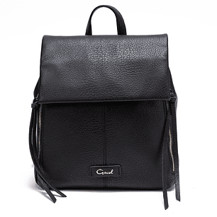 MOCHILA (MU) GRANEADO PEQUEÑA GACEL CAR2949 NEGRO S/T