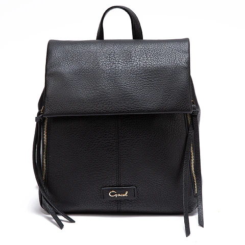 Mochila (Mu) Graneado Pequeña Gacel Car2949 Negro S/T