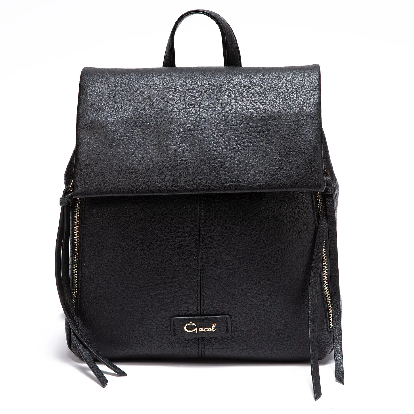 Mochila (Mu) Graneado Pequeña Gacel Car2949 Negro S/T 1