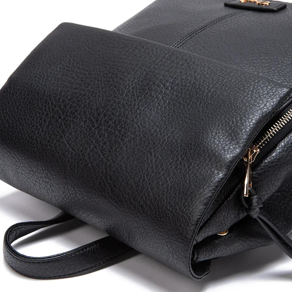 Mochila (Mu) Graneado Pequeña Gacel Car2949 Negro S/T 2