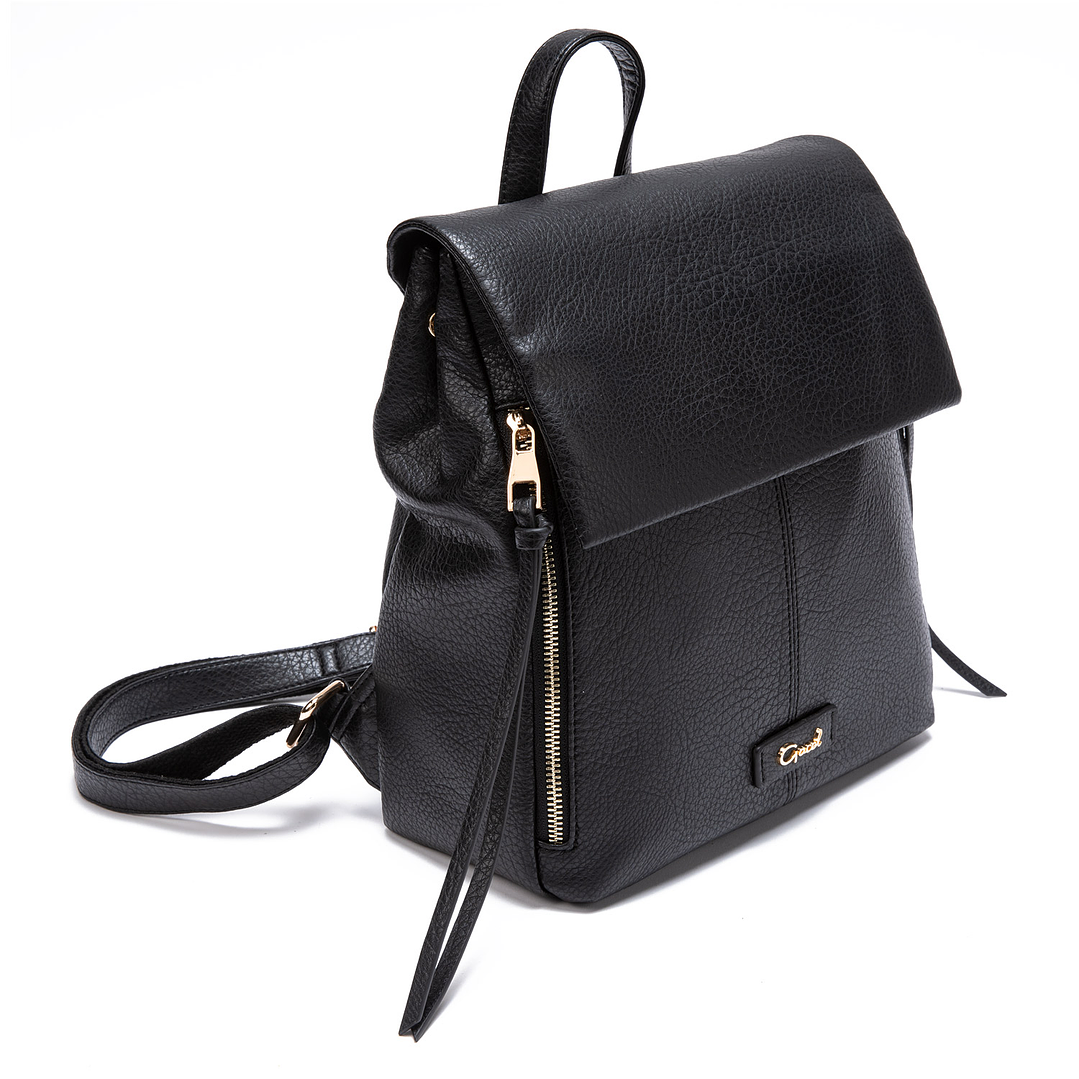 MOCHILA (MU) GRANEADO PEQUEÑA GACEL CAR2949 NEGRO S/T 4