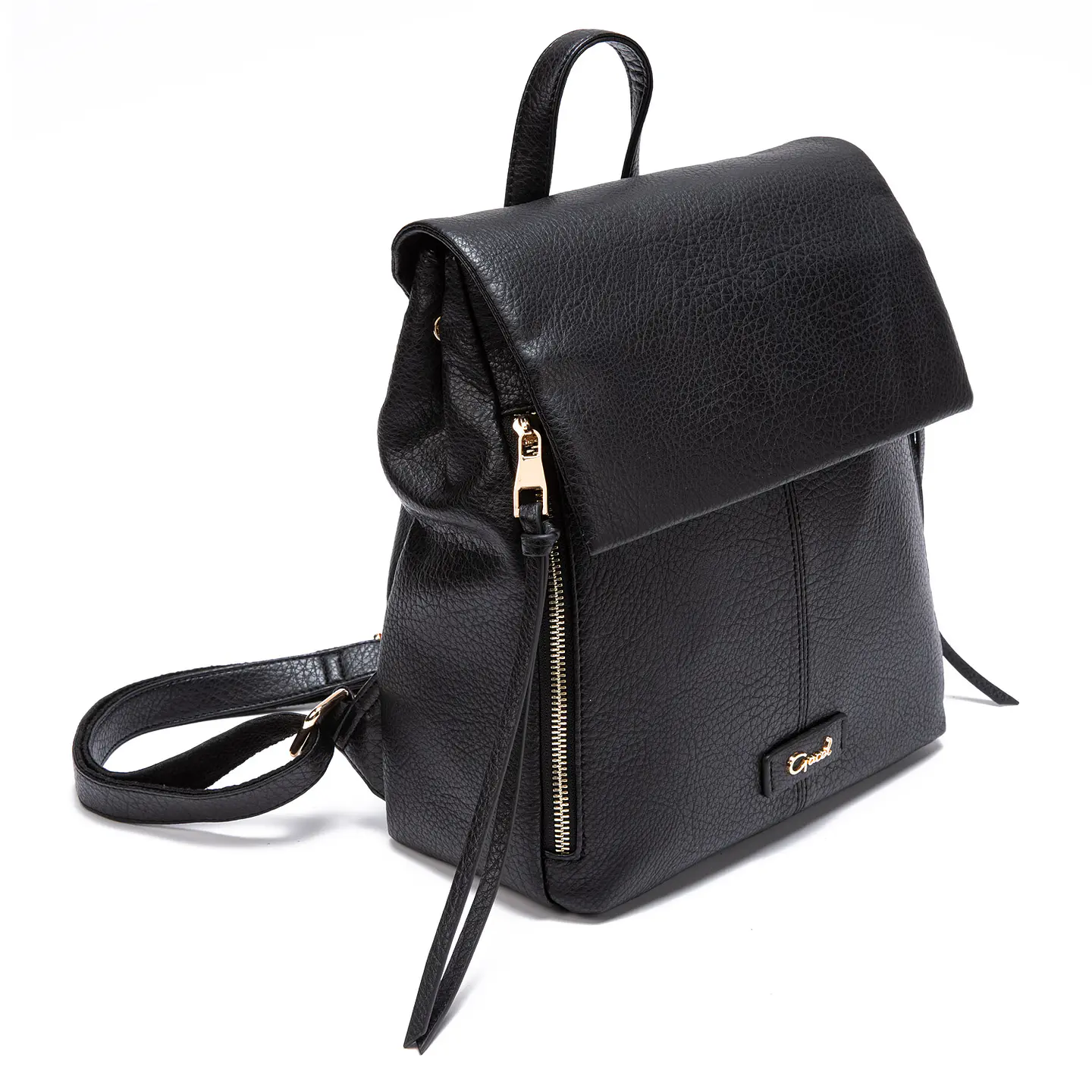 Mochila (Mu) Graneado Pequeña Gacel Car2949 Negro S/T 4