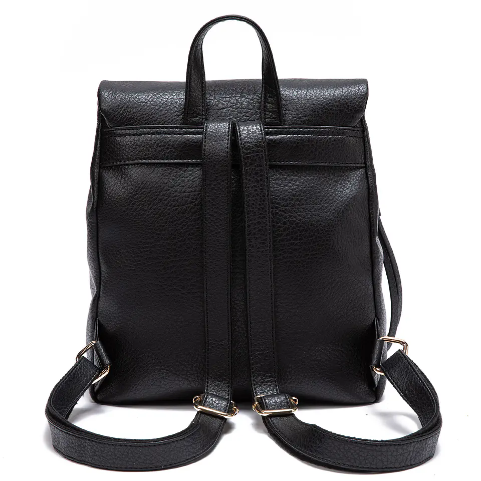 Mochila (Mu) Graneado Pequeña Gacel Car2949 Negro S/T 5