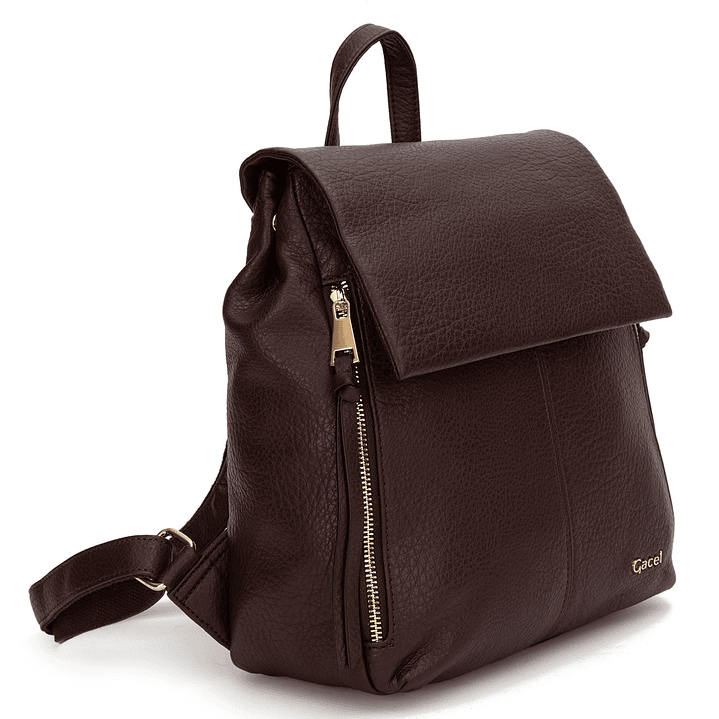 MOCHILA (MU) GRANEADO PEQUEÑA GACEL CAR3508 CHOCOLATE S/T 2