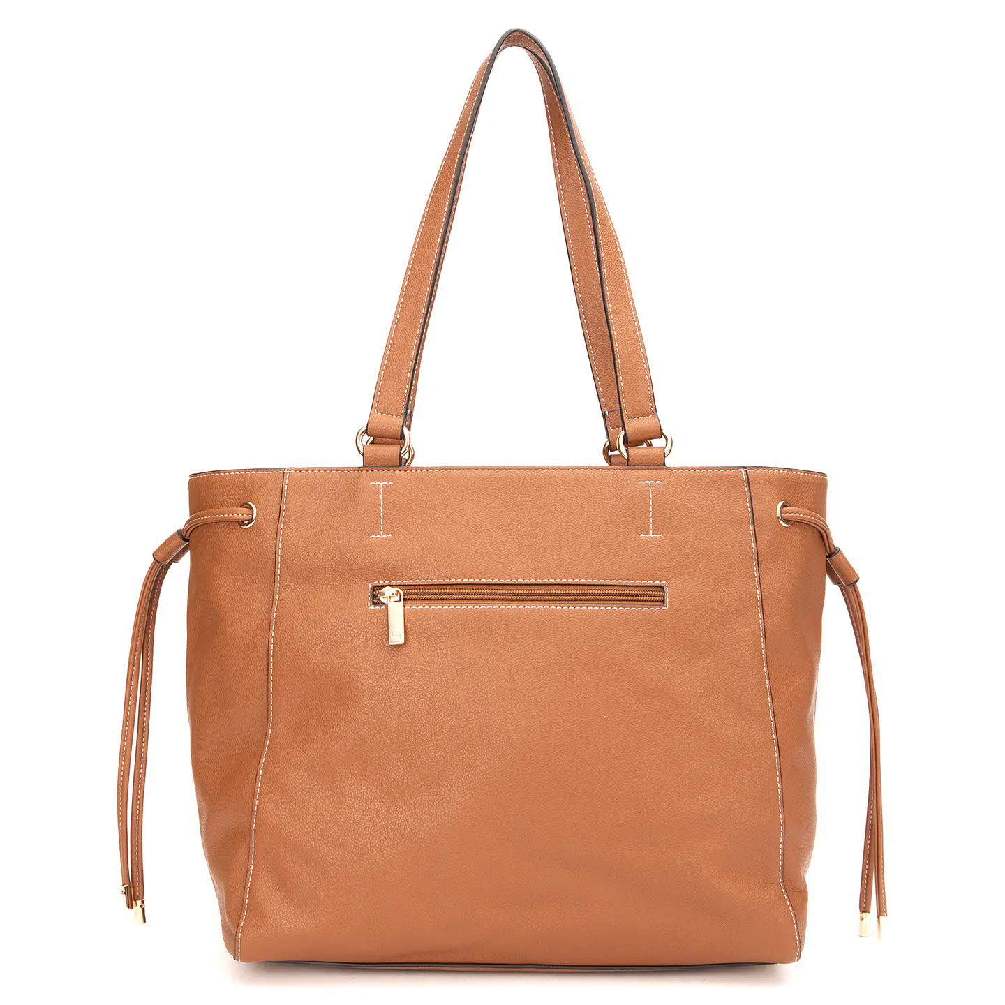 Cartera (Mu) Graneado Shopping Gacel Car3507 Tostado S/T 2