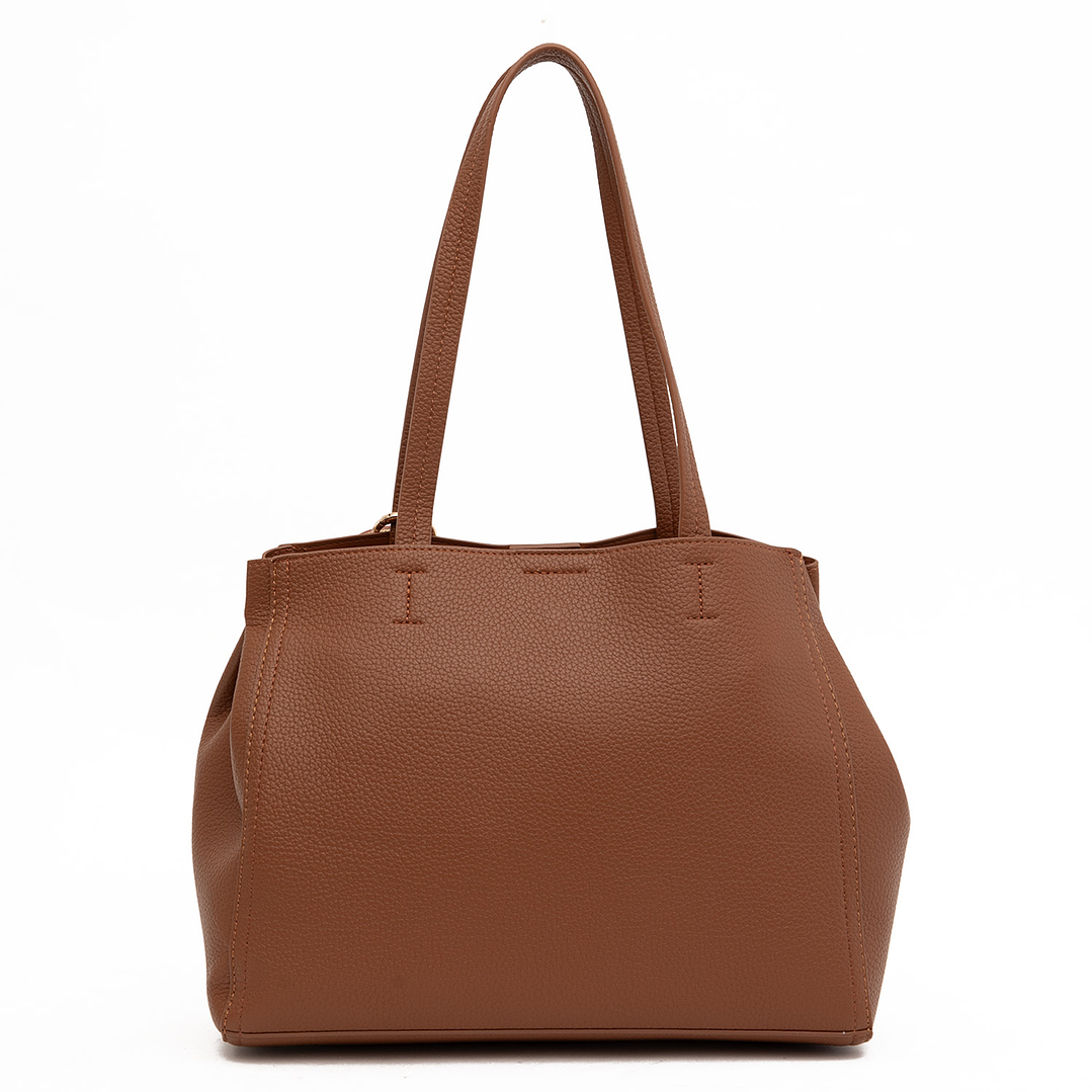 CARTERA (MU) DOS ASAS GRANEADO MEDIANA GACEL CAR3497 TOSTADO S/T 2