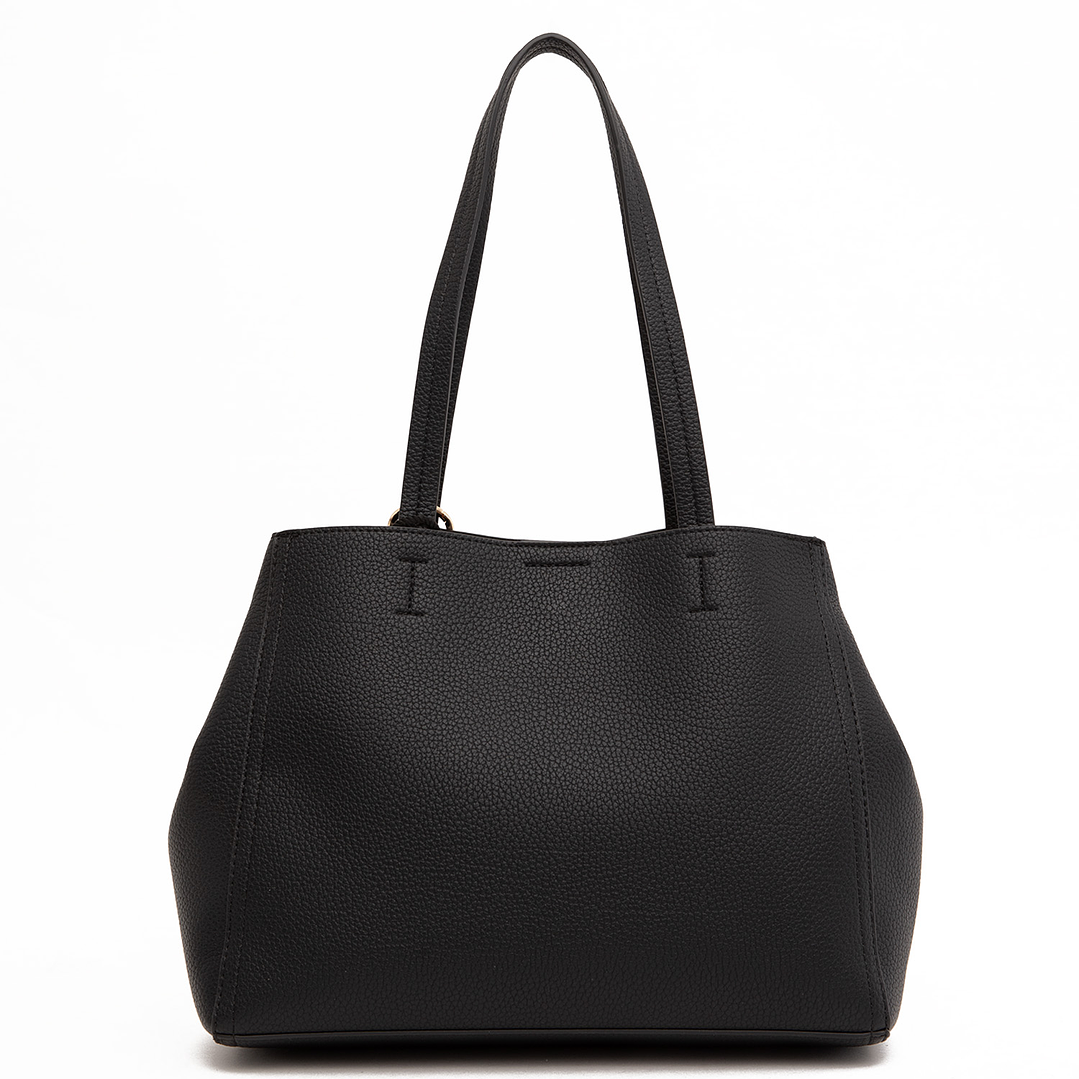 CARTERA (MU) DOS ASAS GRANEADO MEDIANA GACEL CAR3496 NEGRO S/T 3