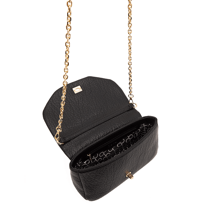 BANDOLERA (MU) GRANEADO PEQUEÑA GACEL CAR3491 NEGRO S/T 5