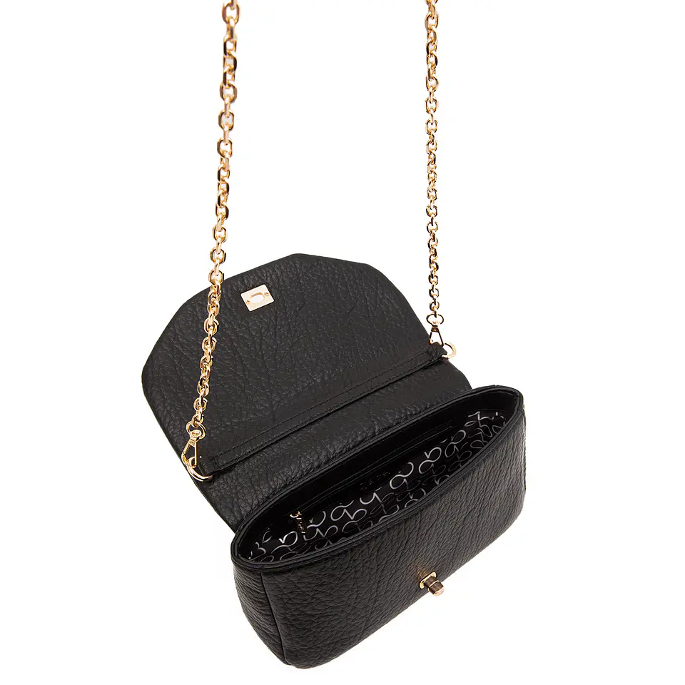Bandolera (Mu) Graneado Pequeña Gacel Car3491 Negro S/T 5