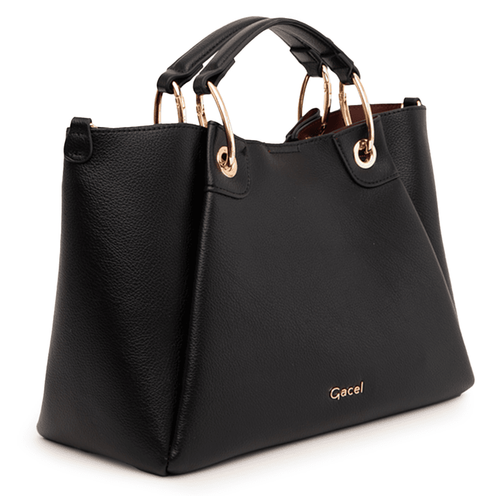 CARTERA (MU) DOS ASAS MEDIANA GACEL CAR3485 NEGRO S/T 2