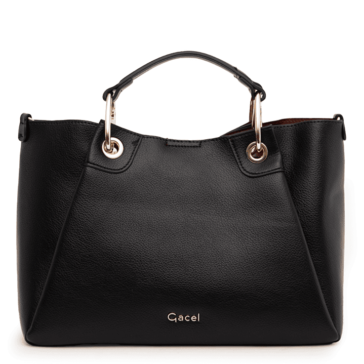 CARTERA (MU) DOS ASAS MEDIANA GACEL CAR3485 NEGRO S/T 1