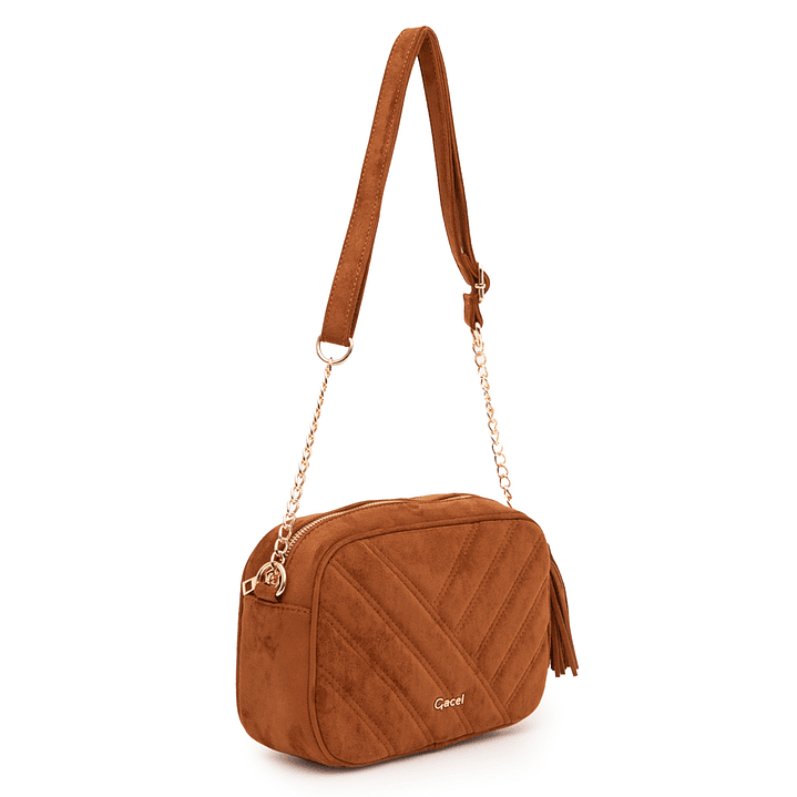 BANDOLERA (MU) SUEDE GRANDE GACEL CAR3478 TOSTADO S/T 4