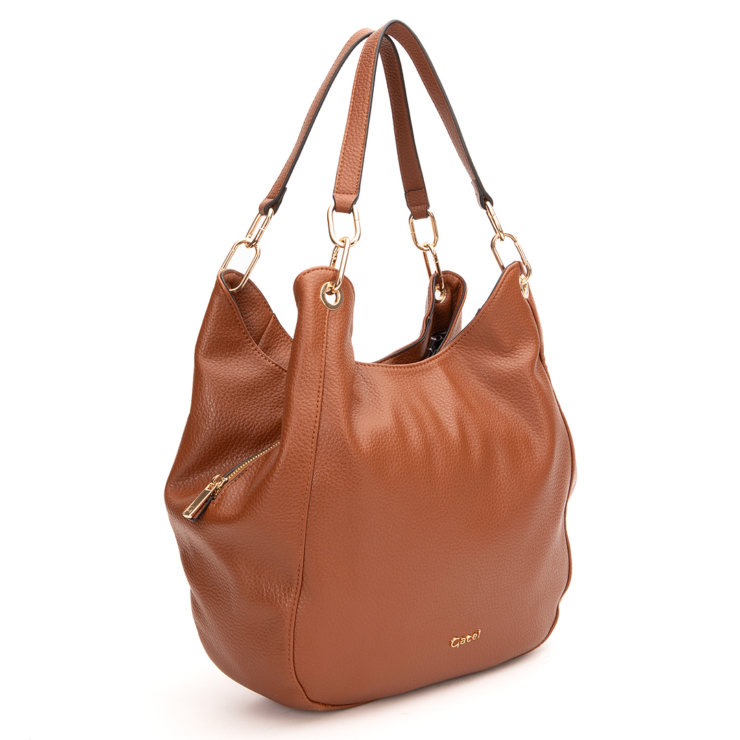 CARTERA (MU) DOS ASAS GRANEADO GRANDE GACEL CAR3467 TOSTADO S/T 2