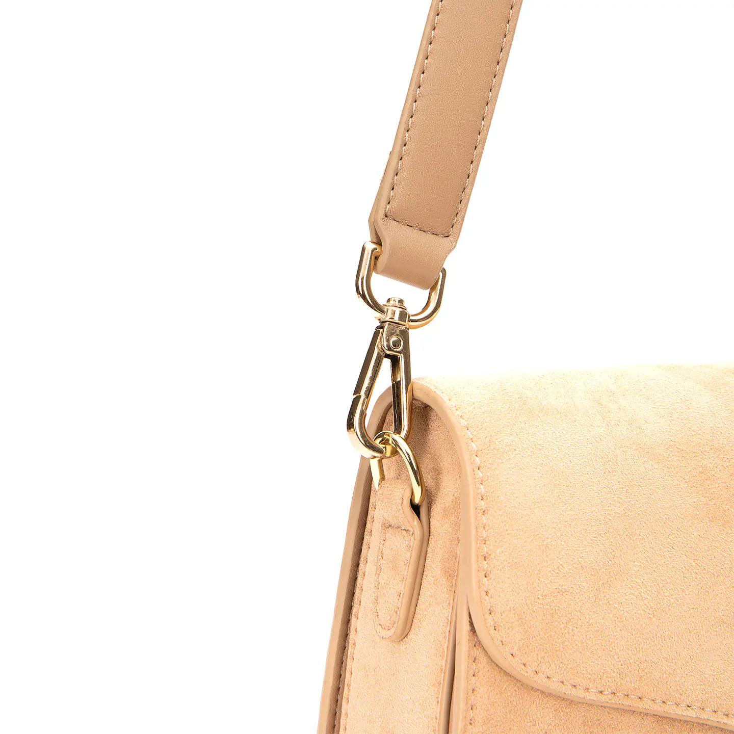 Cartera (Mu) C/Tapa Retro Suede Gacel Car3447 Arena S/T 3
