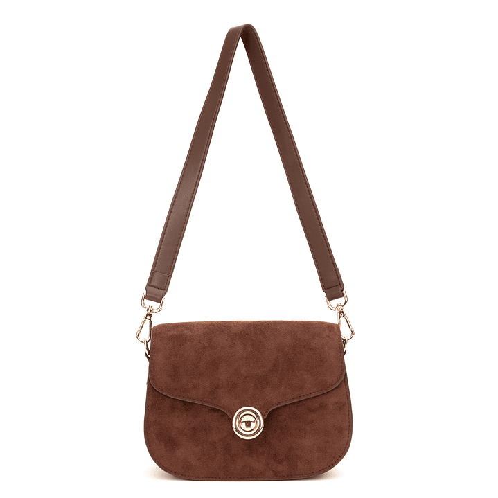 CARTERA (MU) C/TAPA RETRO SUEDE GACEL CAR3446 CHOCOLATE S/T 5