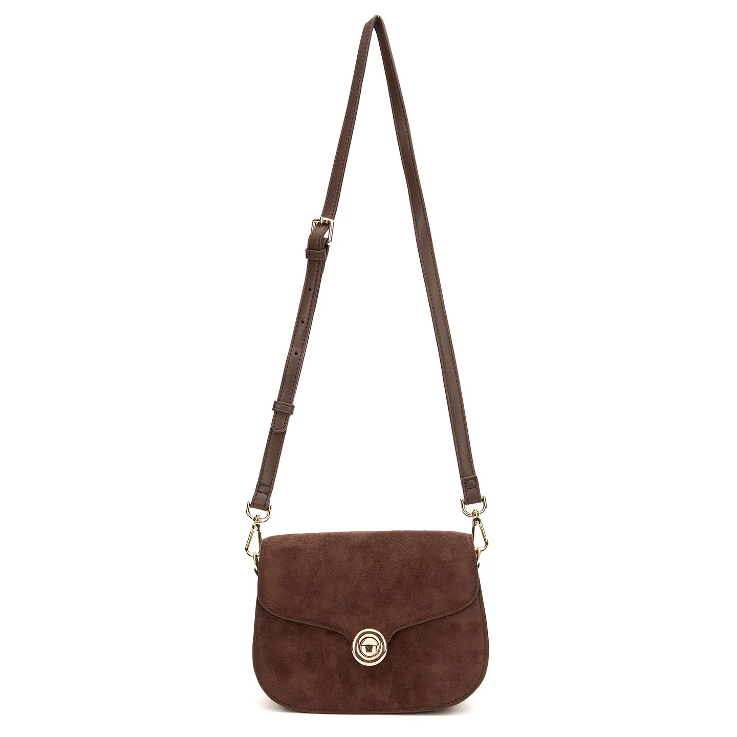 Cartera (Mu) C/Tapa Retro Suede Gacel Car3446 Chocolate S/T 6