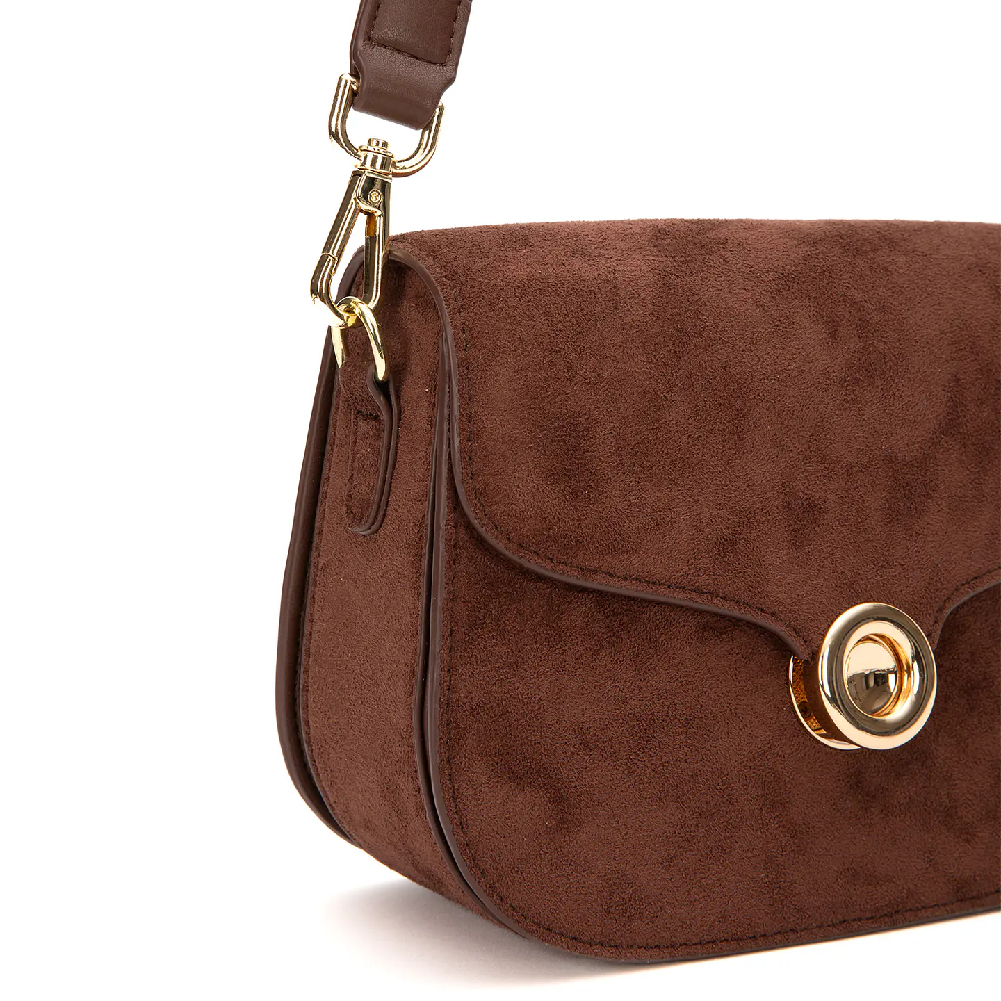 Cartera (Mu) C/Tapa Retro Suede Gacel Car3446 Chocolate S/T 7