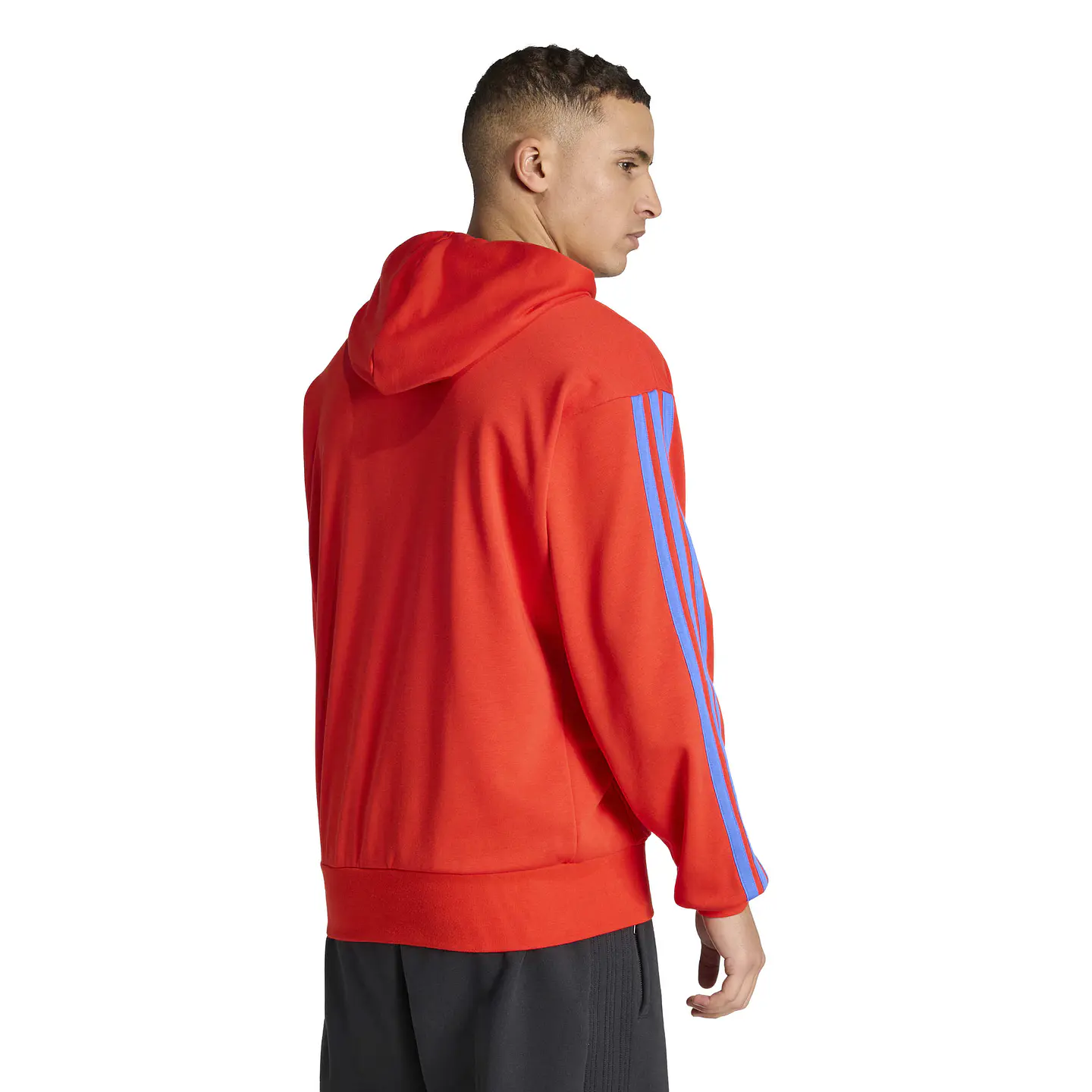   Poleron Hombre  Jz9742 Rojo Adidas 5