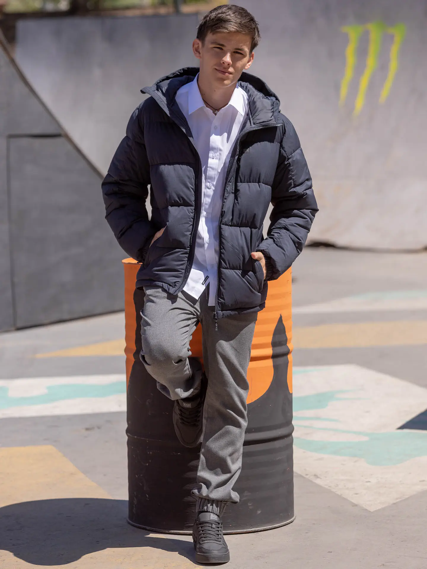 Parka Escolar Strive 5E161-MC NAVY 1