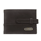 BILLETERA HOMBRE CUERO GRASO TARJETAS C/PASADOR GINO RODINIS CAFE - Miniatura 1