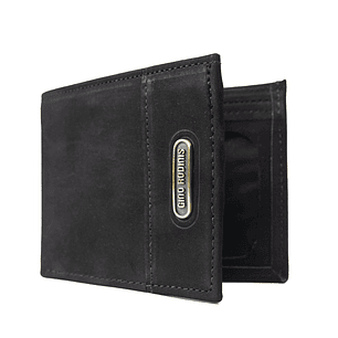 BILLETERA HOMBRE C/MICA GINO RODINIS NEGRO