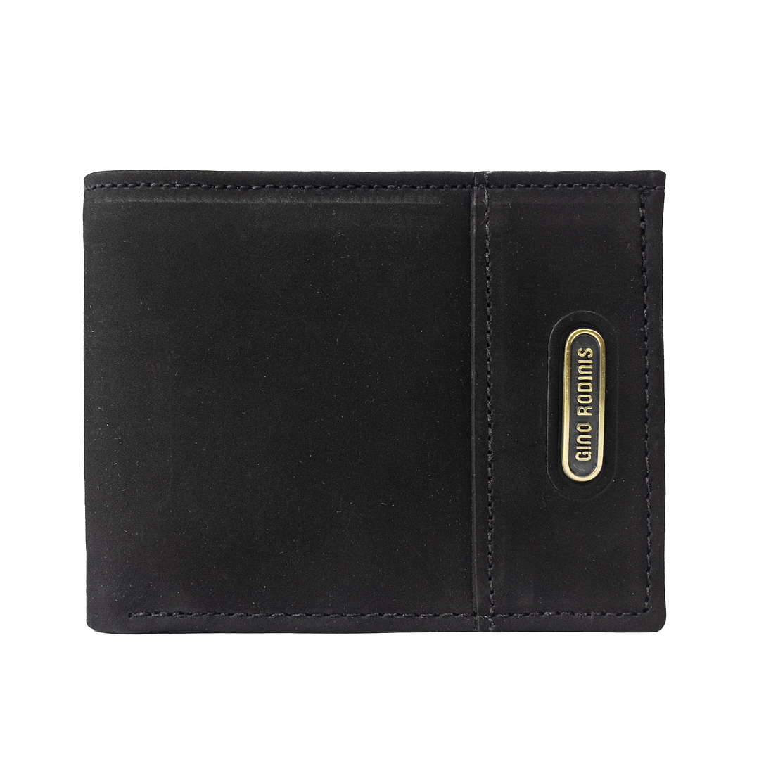 BILLETERA HOMBRE C/MICA GINO RODINIS NEGRO 3